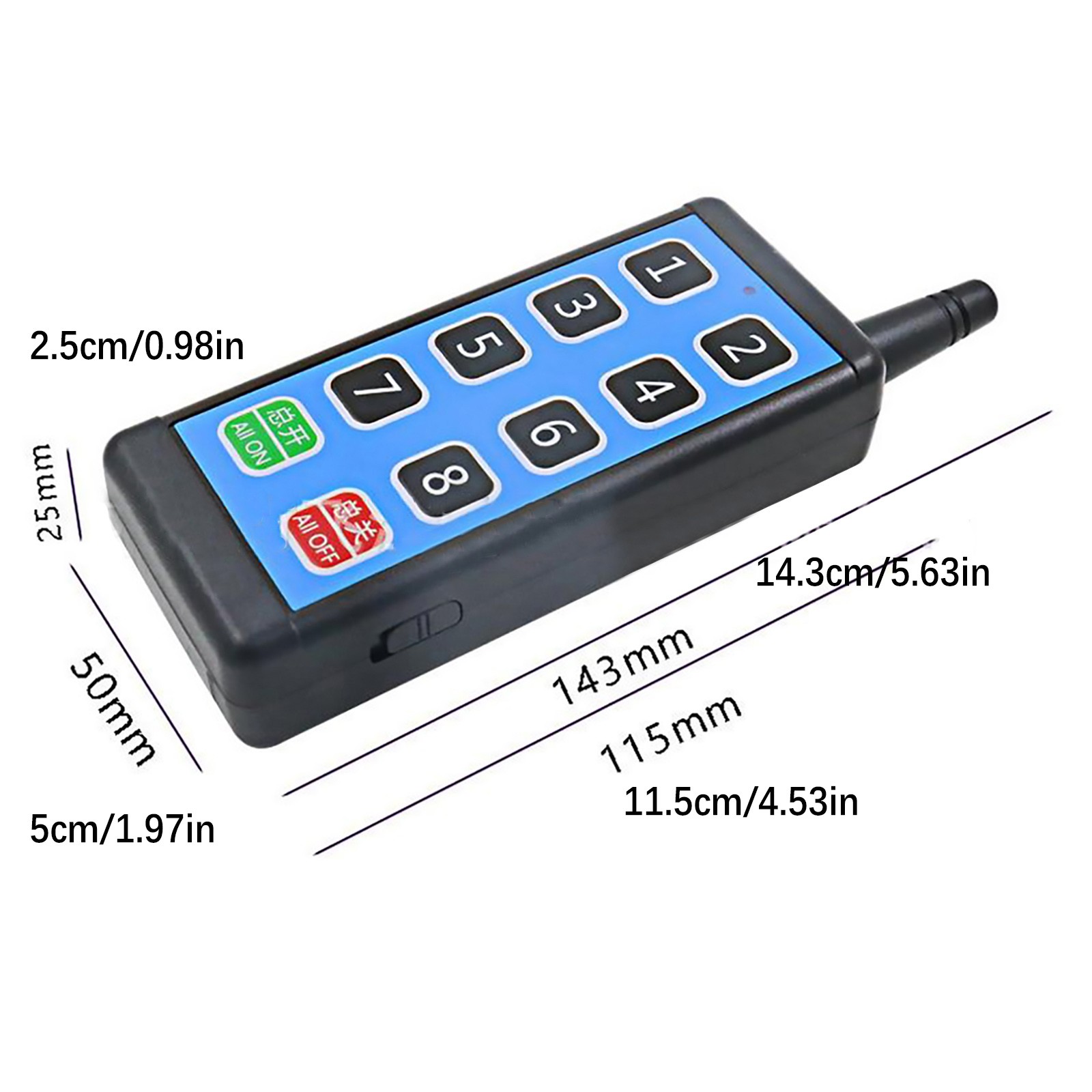 Stable 8 Channel Wireless RF433MHz Remote Control Switch Relay Module DC8-86V