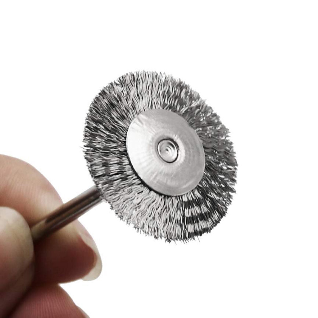 45X Stainless Steel Wire Brush Set Dremel Tool Rotary Die Grinder Removal Wheel