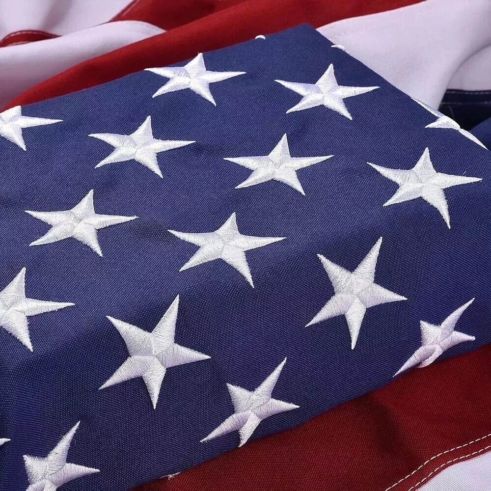 American Flag 4 x 6 ft Made for High Wind Heavy Duty US Flags for Outside