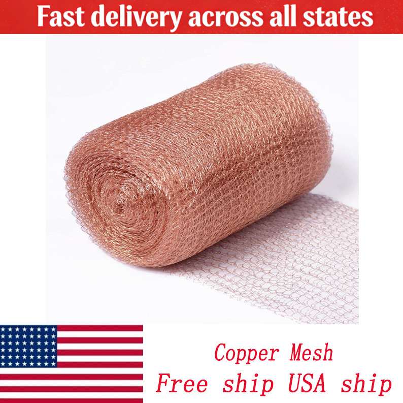 5inch x 32feet Rustproof Copper Mesh Roll – Rodent & Pest Prevention