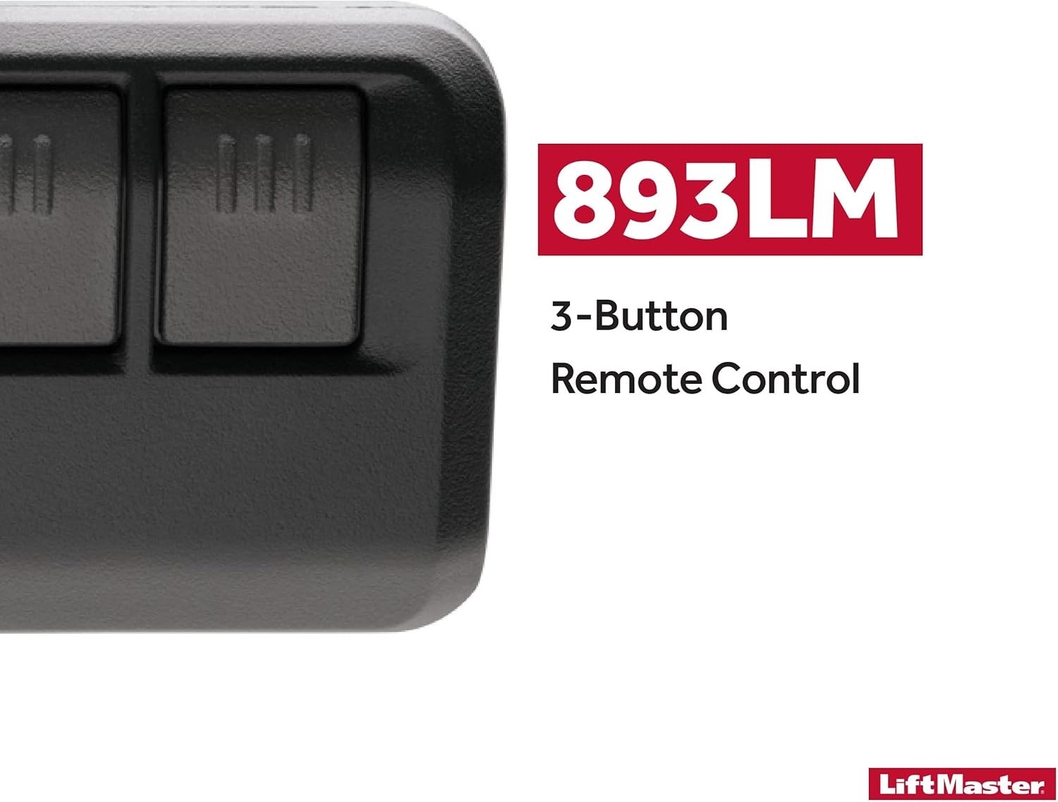 LiftMaster 893MAX 3 Button Visor Remote Control Garage Door Opener Pack of 1