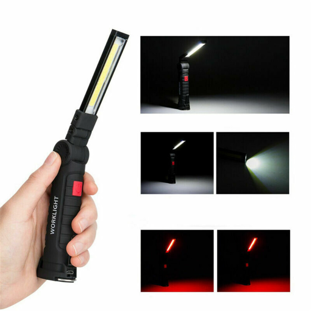 Super Bright 1200000lm Rechargeable LED Work Light Folding Torch Lamp Flashlight