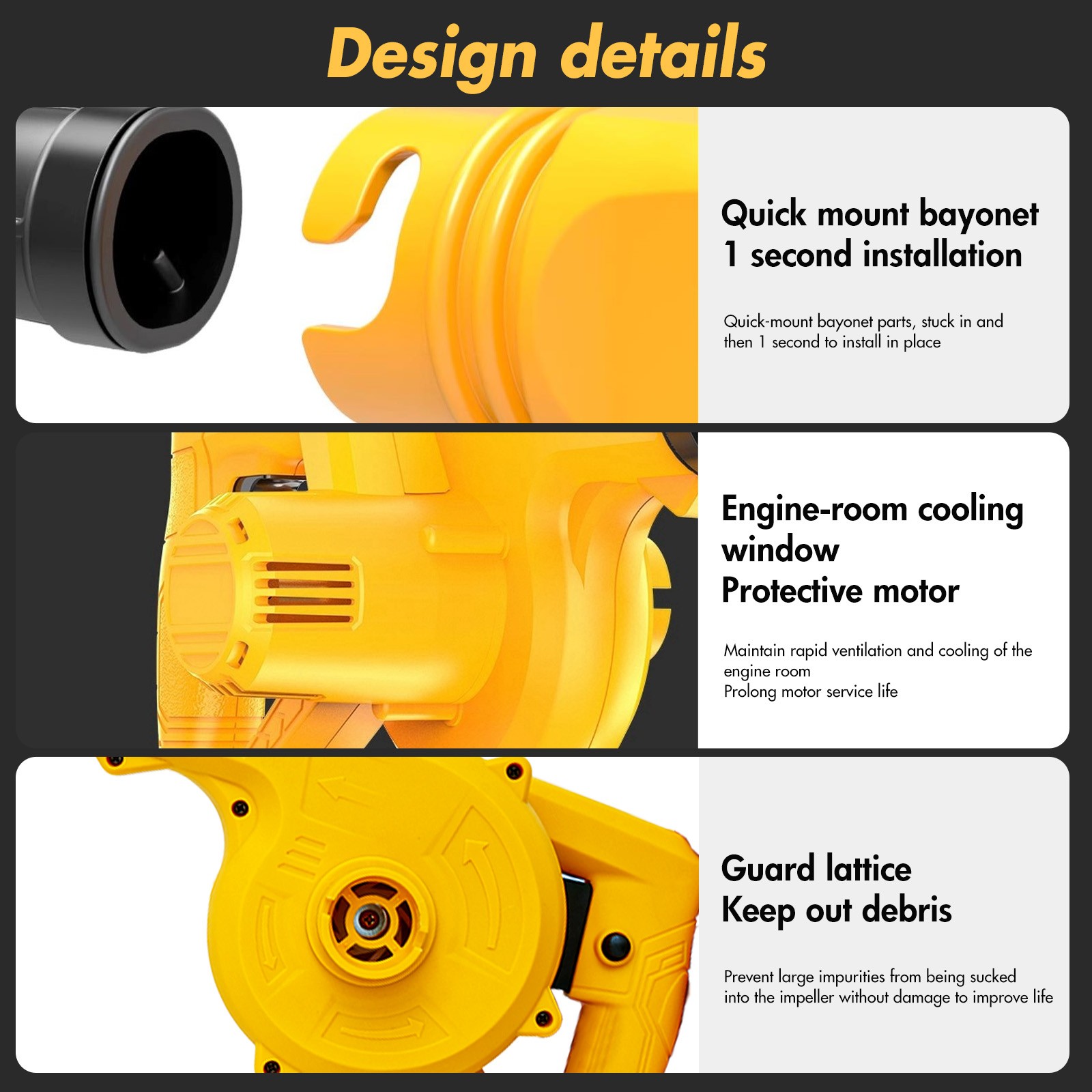 150MPH Cordless Leaf Blower Electric Handheld Vacuum Dust Cleaner W/ 2x Battery