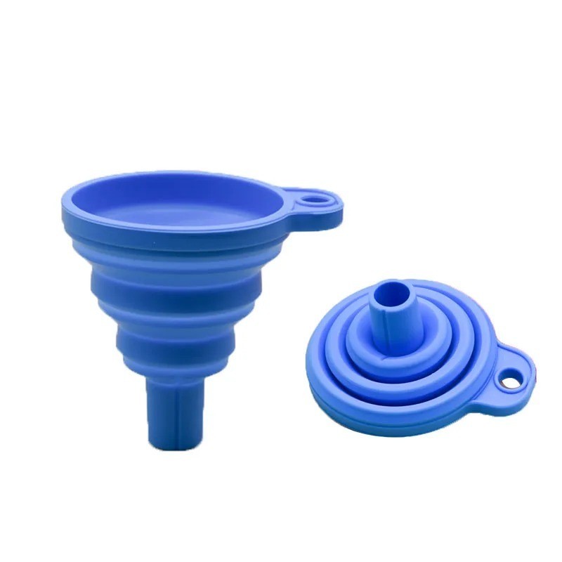 Universal Silicone Funnel Car Engine Oil Fuel Liquid Transfer Foldable Tool