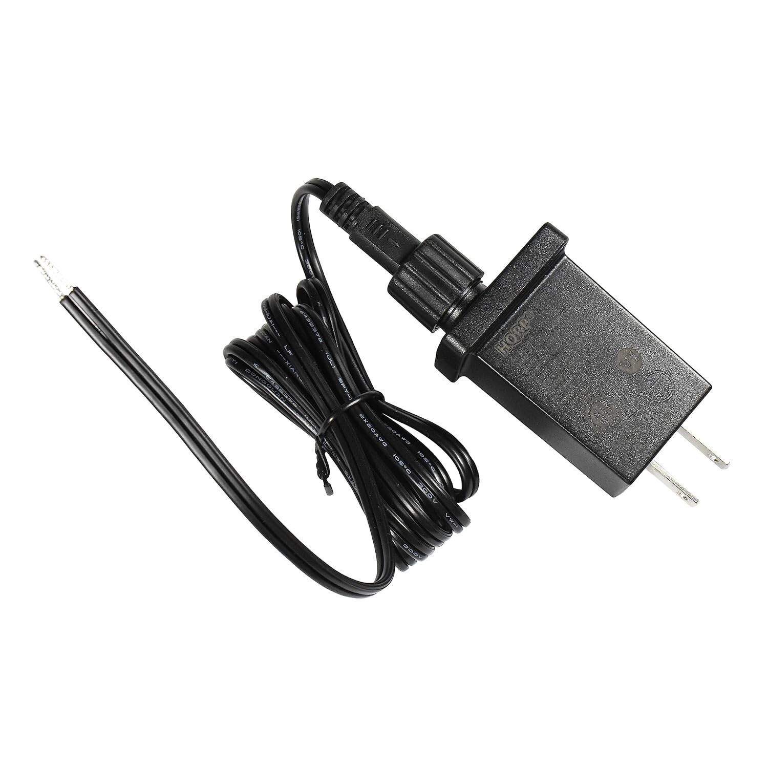 24V 0.5A 12W Class 2 Power Supply Extension Cord, IP44 Raintight LED Transformer