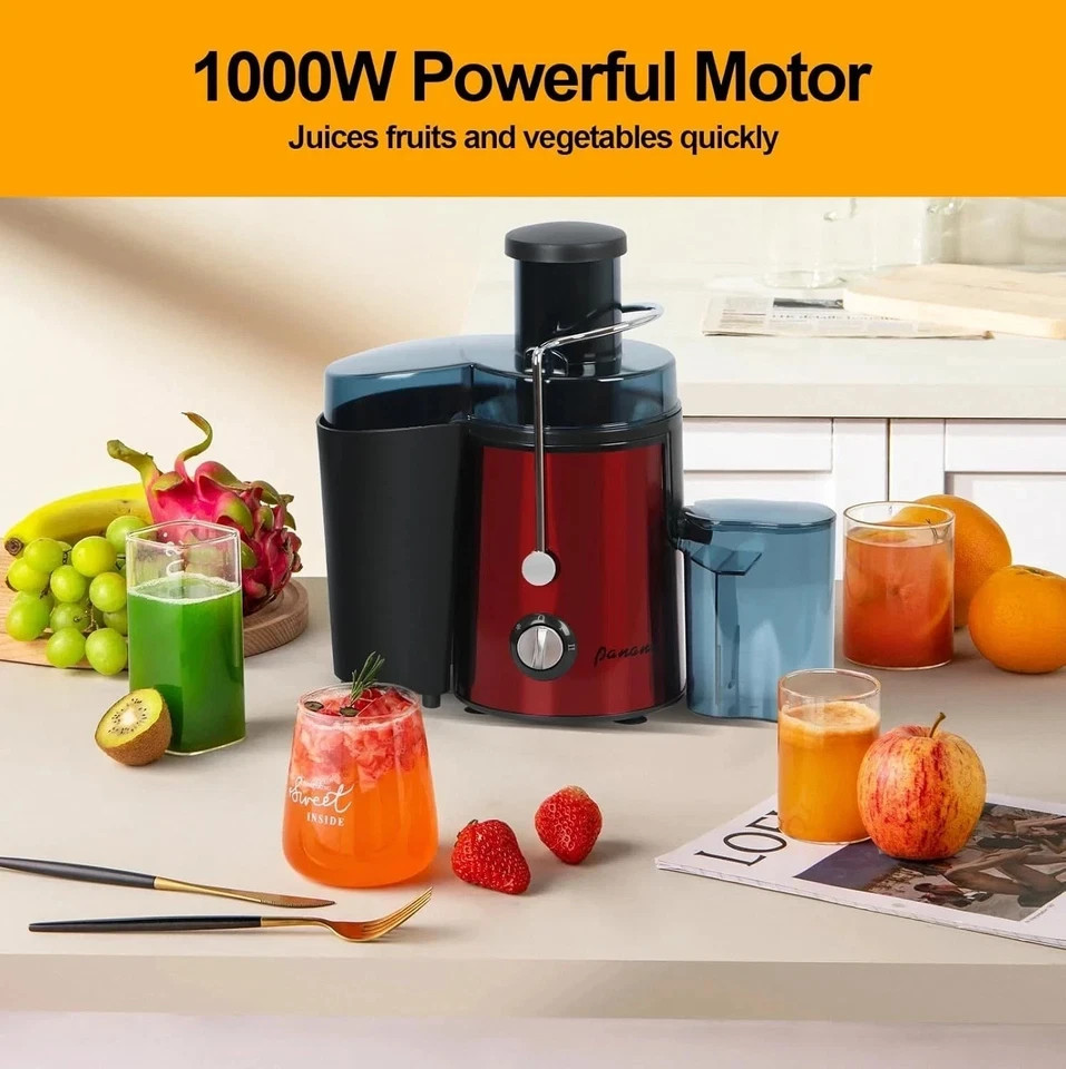 Extractor De Jugos Para Frutas Y Vegetales Acero Inoxidable Exprimidor De jugo