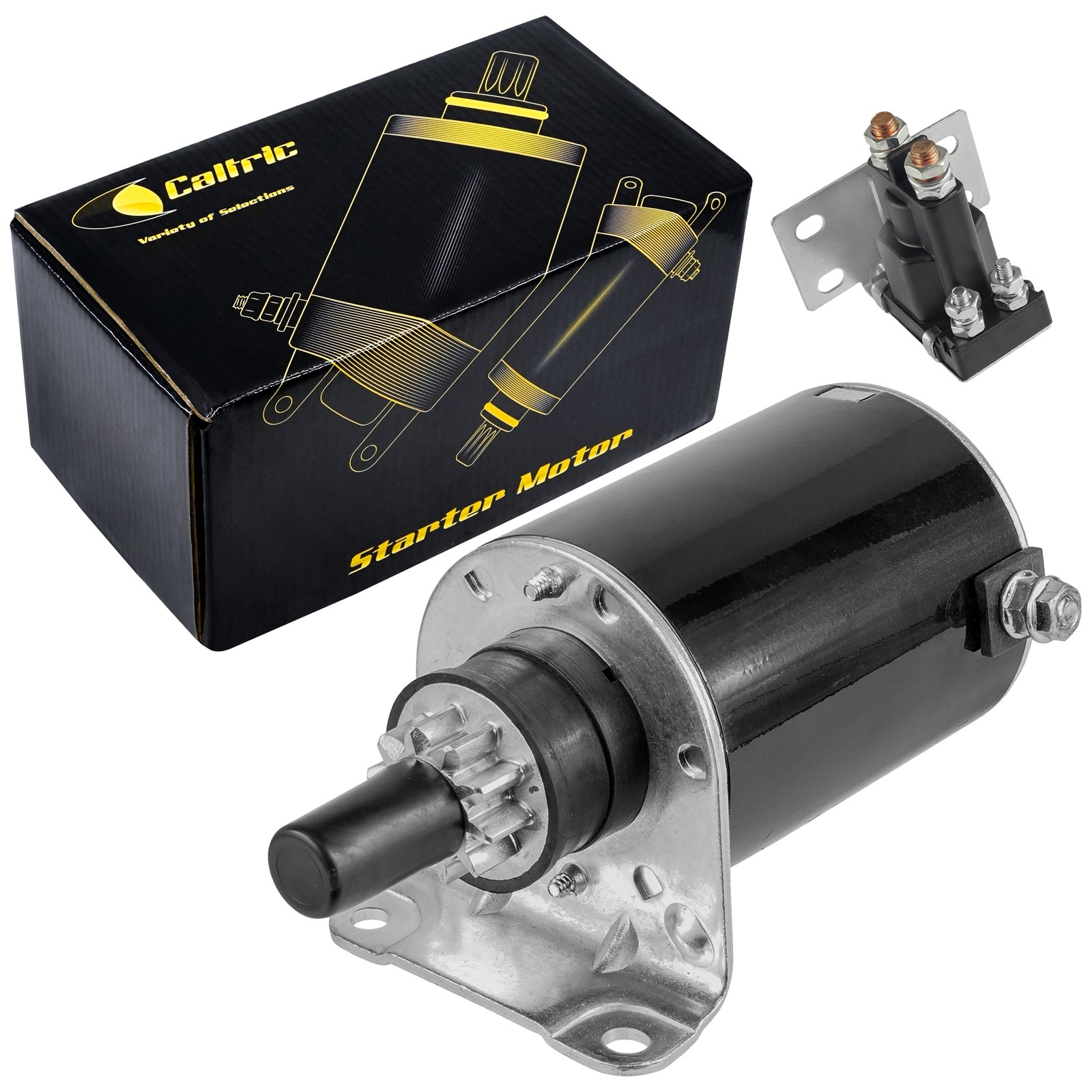 Starter & Solenoid for John Deere LT180 LTR180 Z445 Z465 EZtrak Residential