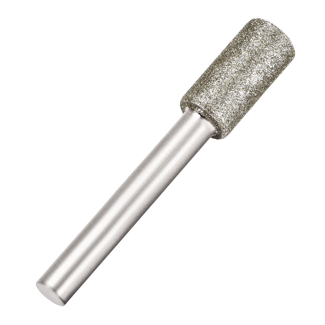 Diamond Burrs for Rotary Set 1/4-Inch Shank 10mm Cylindrical 120 Grit 2 Pcs