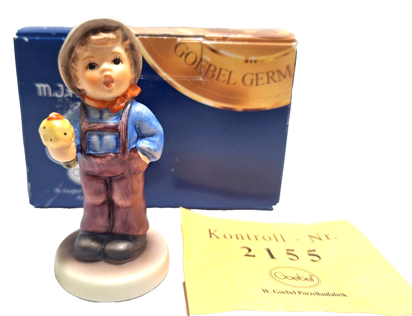 Hummel Figurine 2193 4/0 Floral Greeting 8cm. Open Box New!