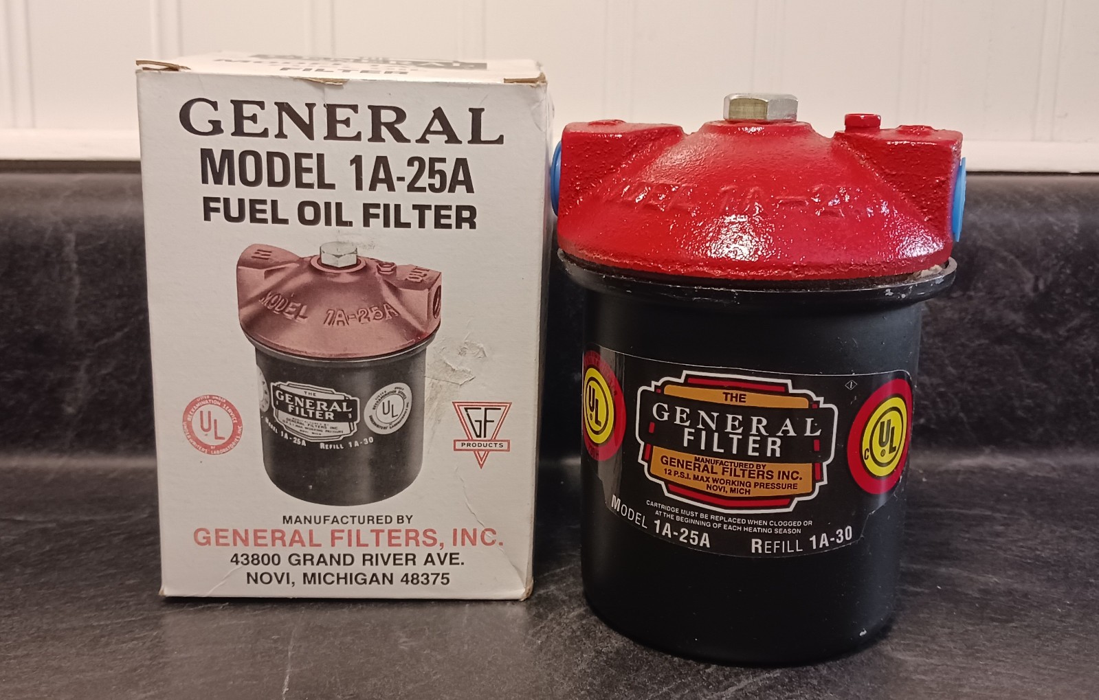 General Filter Model 1A-25A Fuel Oil Filter; BRAND NEW!