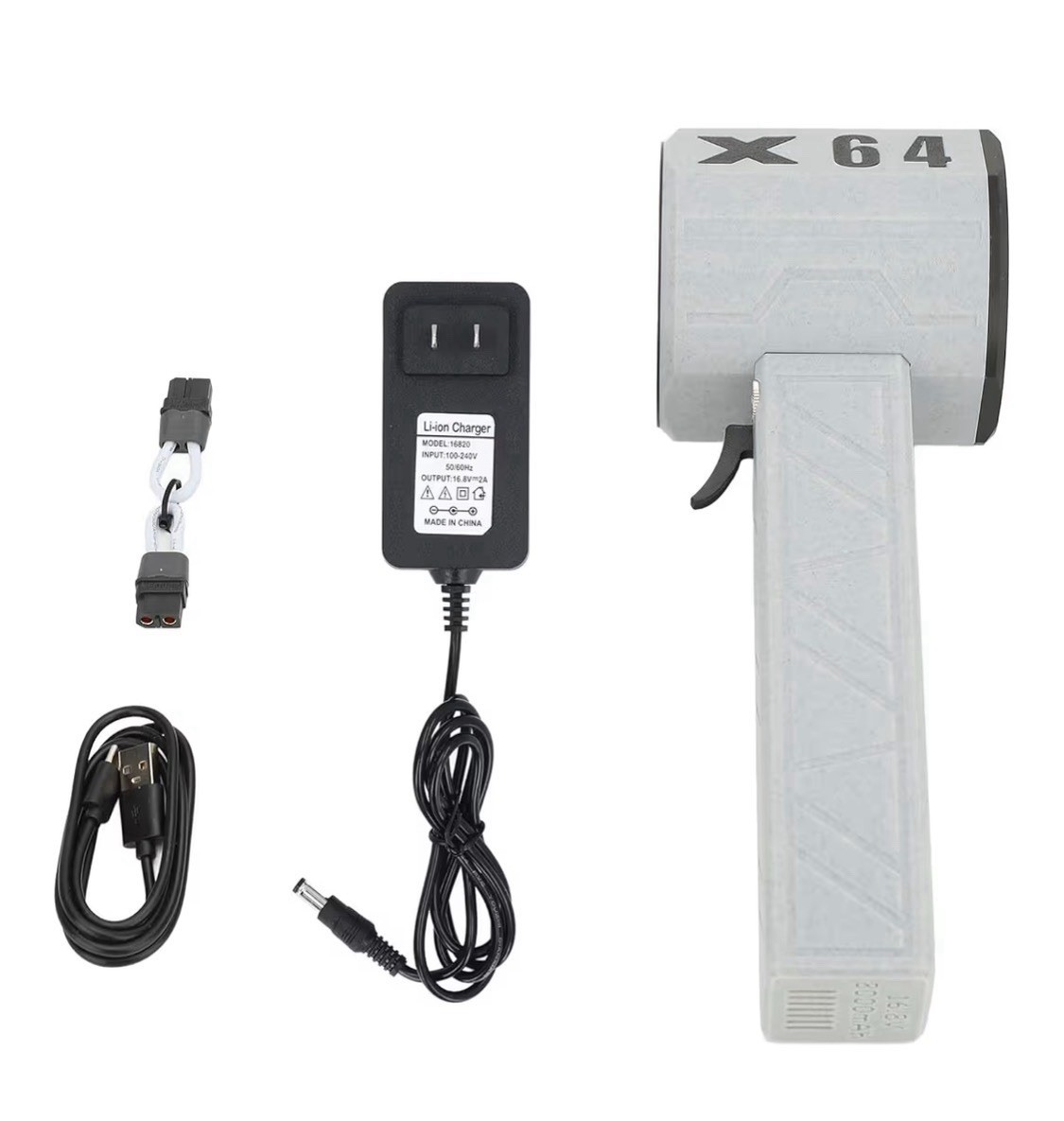 1400g Thrust Stepless Speed Regulation Handheld Blower For Drying Cars, Leafs