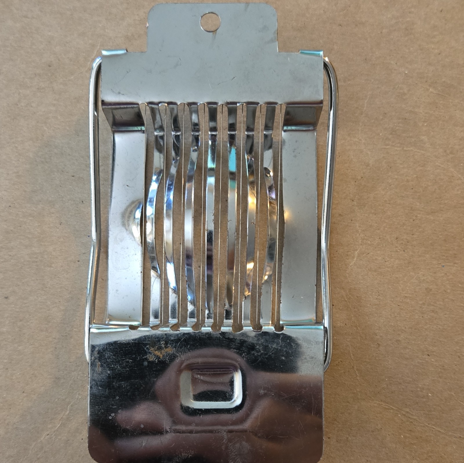 Metal Egg Slicer Manual Reusable Kitchen Cutter, Silver, Less Than 10 in