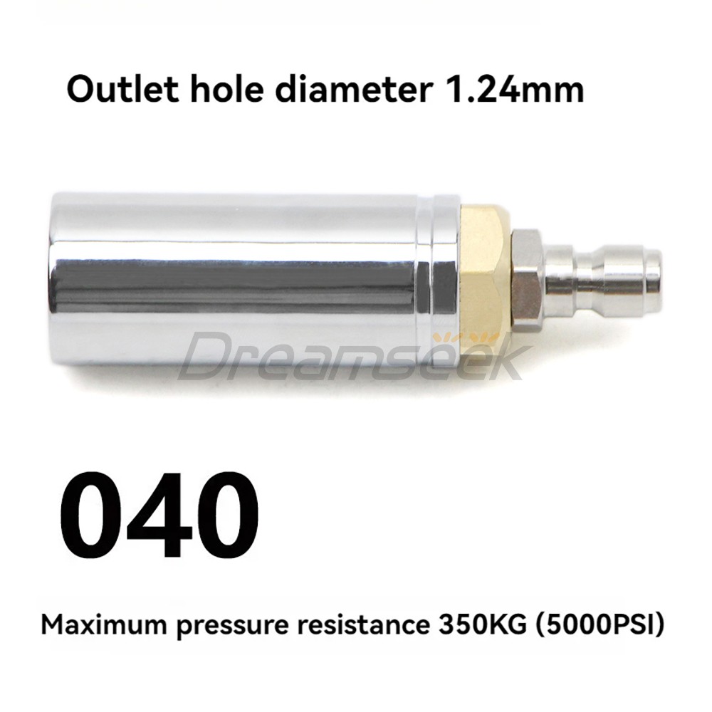 5000PSI High Pressure Washer Rotating Turbo Nozzle Spray Tip 1/4″ Quick Connect