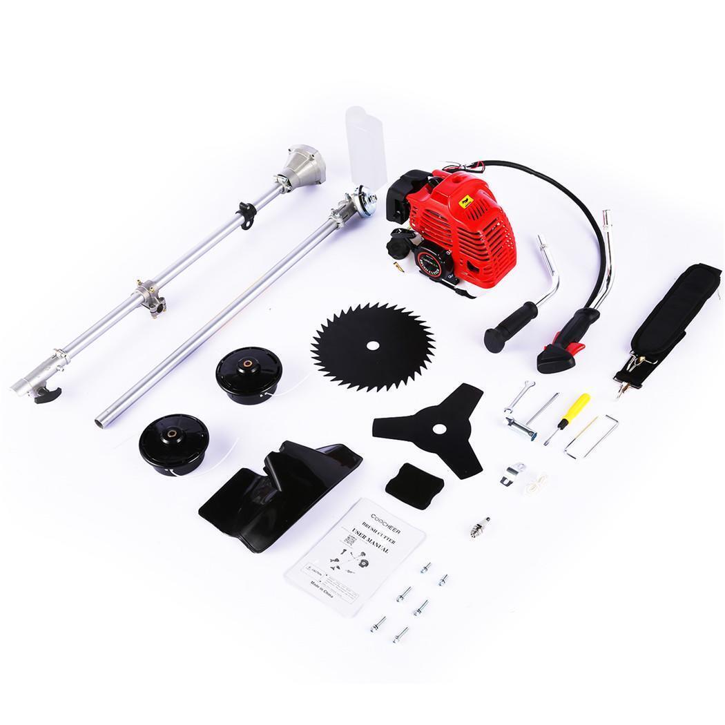 58CC Gas String Trimmer 2-Cycle Brush Cutter Straight Shaft Weed Grass Eater✅