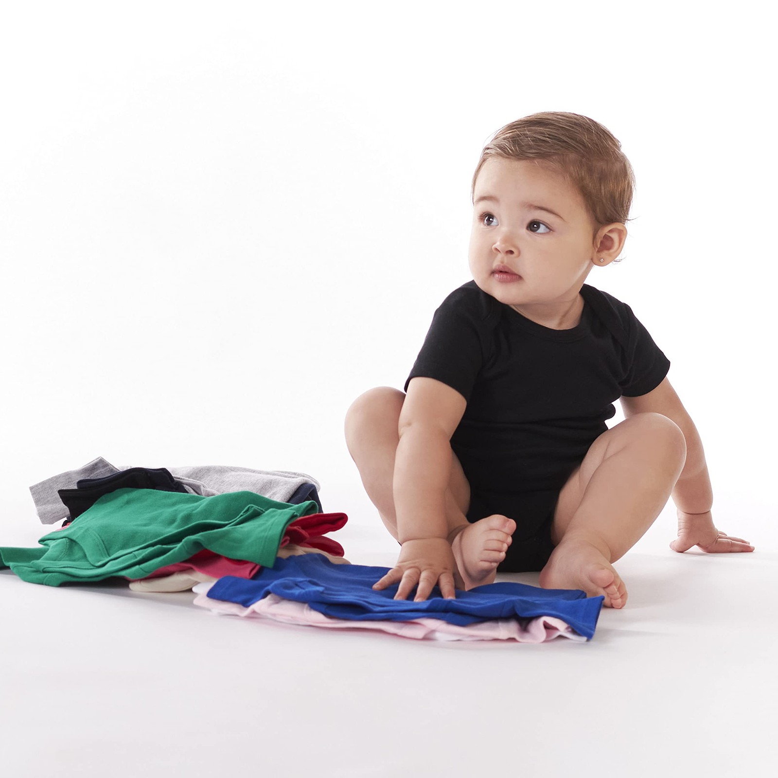 Gerber Unisex Baby 5 Pack Onesies Multi-Packs Bundle Interlock 180 GSM Shirt, Bl