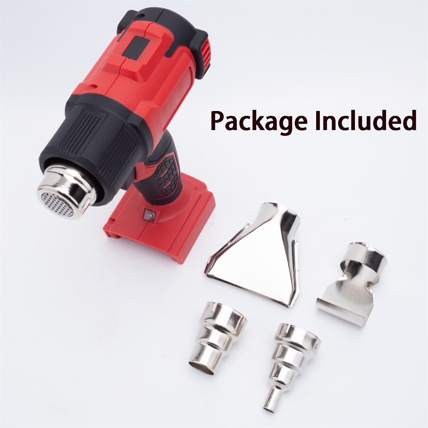 360W Heat Gun Hot Air Gun + 4 Nozzles High Power Tool For Milwaukee 18V Battery