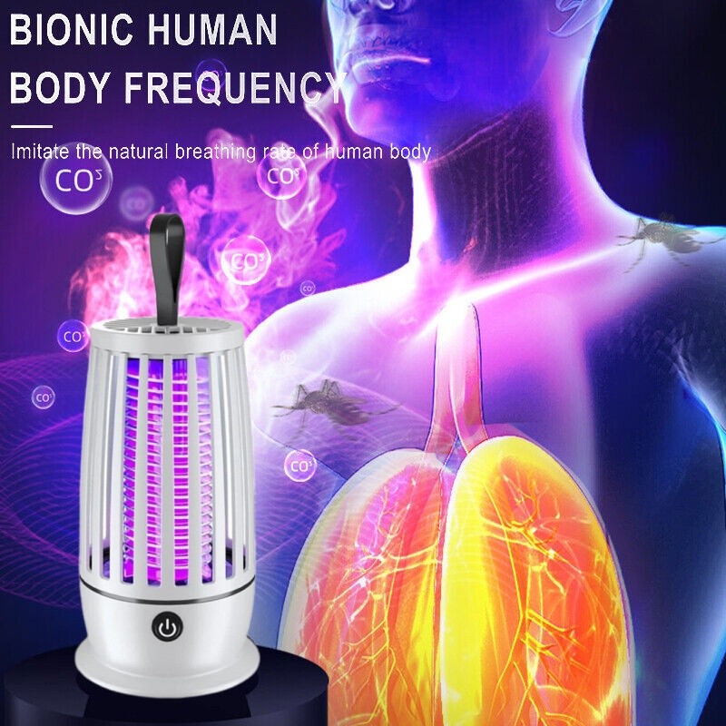 Electric Mosquito Insect Fly Bug Zapper Killer LED Light Trap Pest Control Lamp