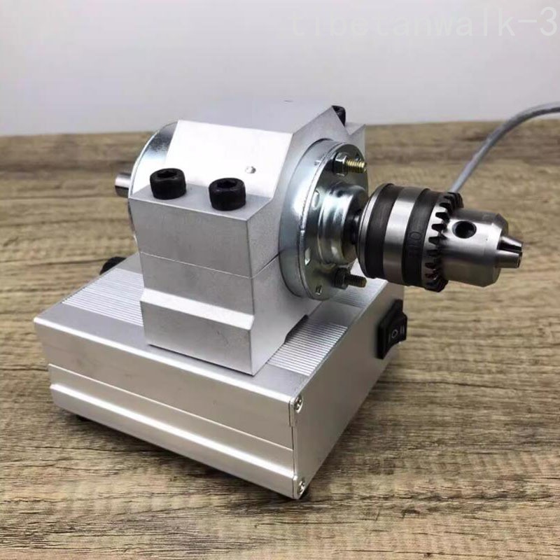 8000rpm Adjustable Fishing Float Body/Tail Paint-24V DC Mini Electric Lathe