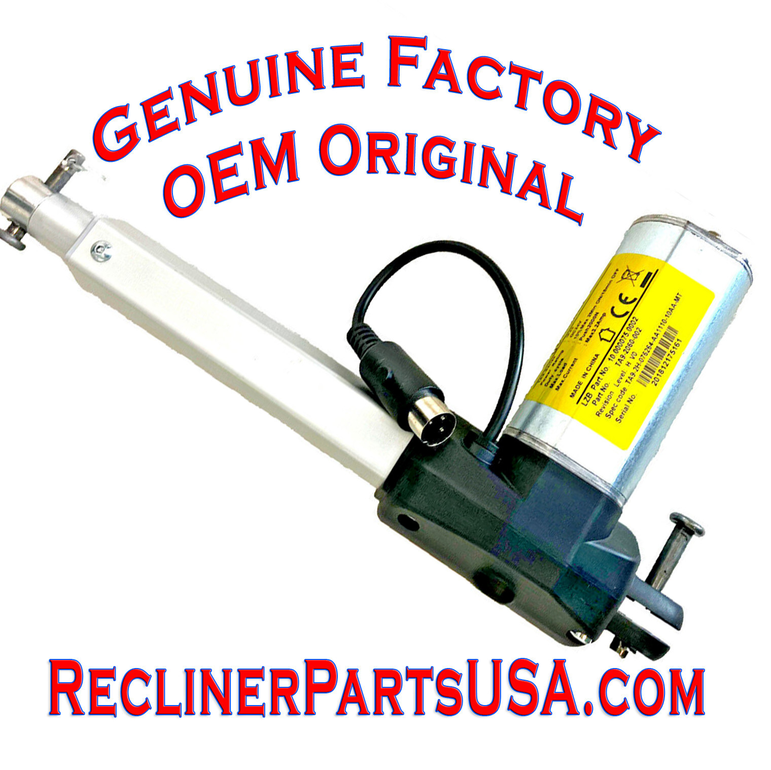 La-Z-Boy 10.000075.0002 Actuator TiMotion TA9-2060-002 Motor (fits TA4-2060-002)