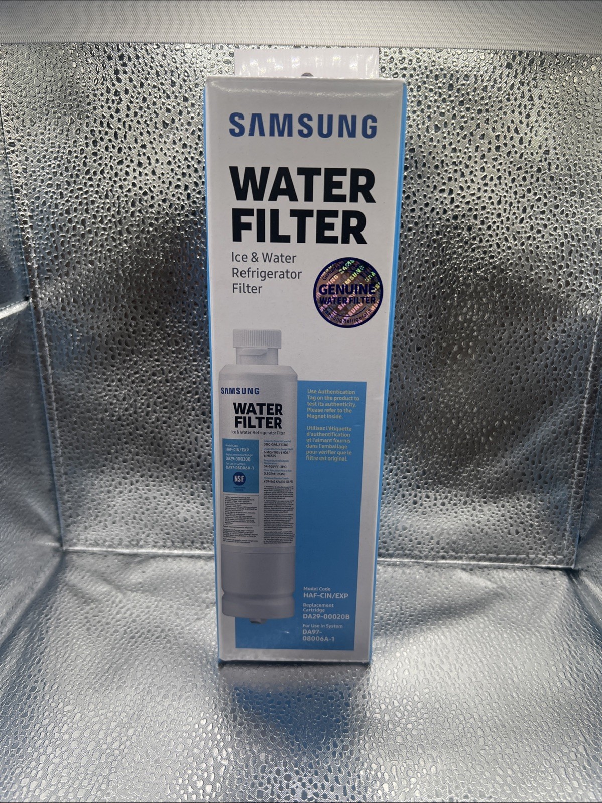 SAMSUNG Genuine Filter for Refrigerator Water and Ice, HAF-CIN