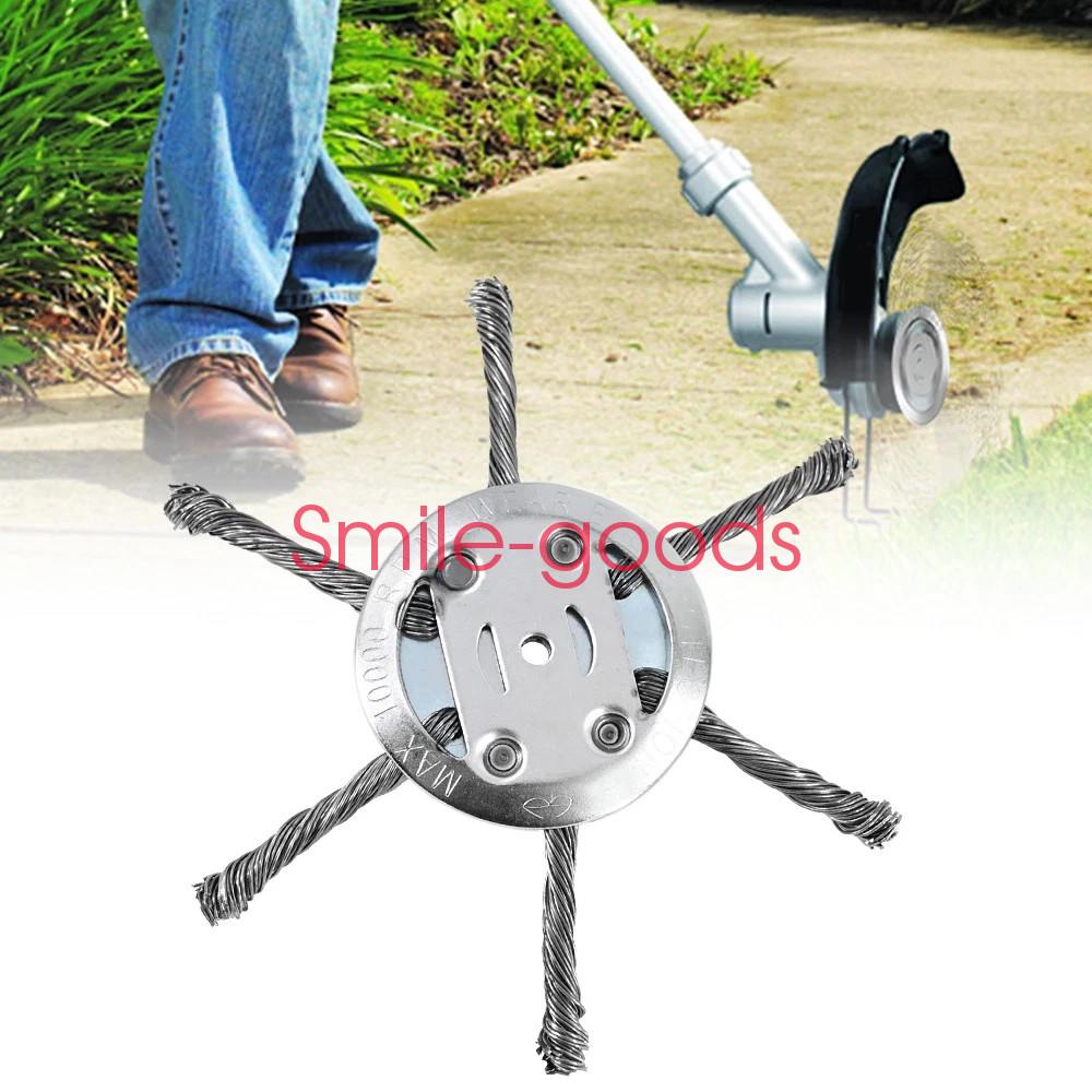 Lawn Mower Steel Wire Grass Trimmer Head Brush Cutter Weed Eater Trimmer Head US