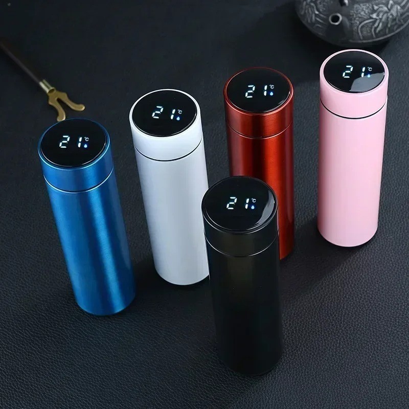 500ml Smart Thermos Bottle Stainless Steel Vacuum Flask LED Temperature Cup