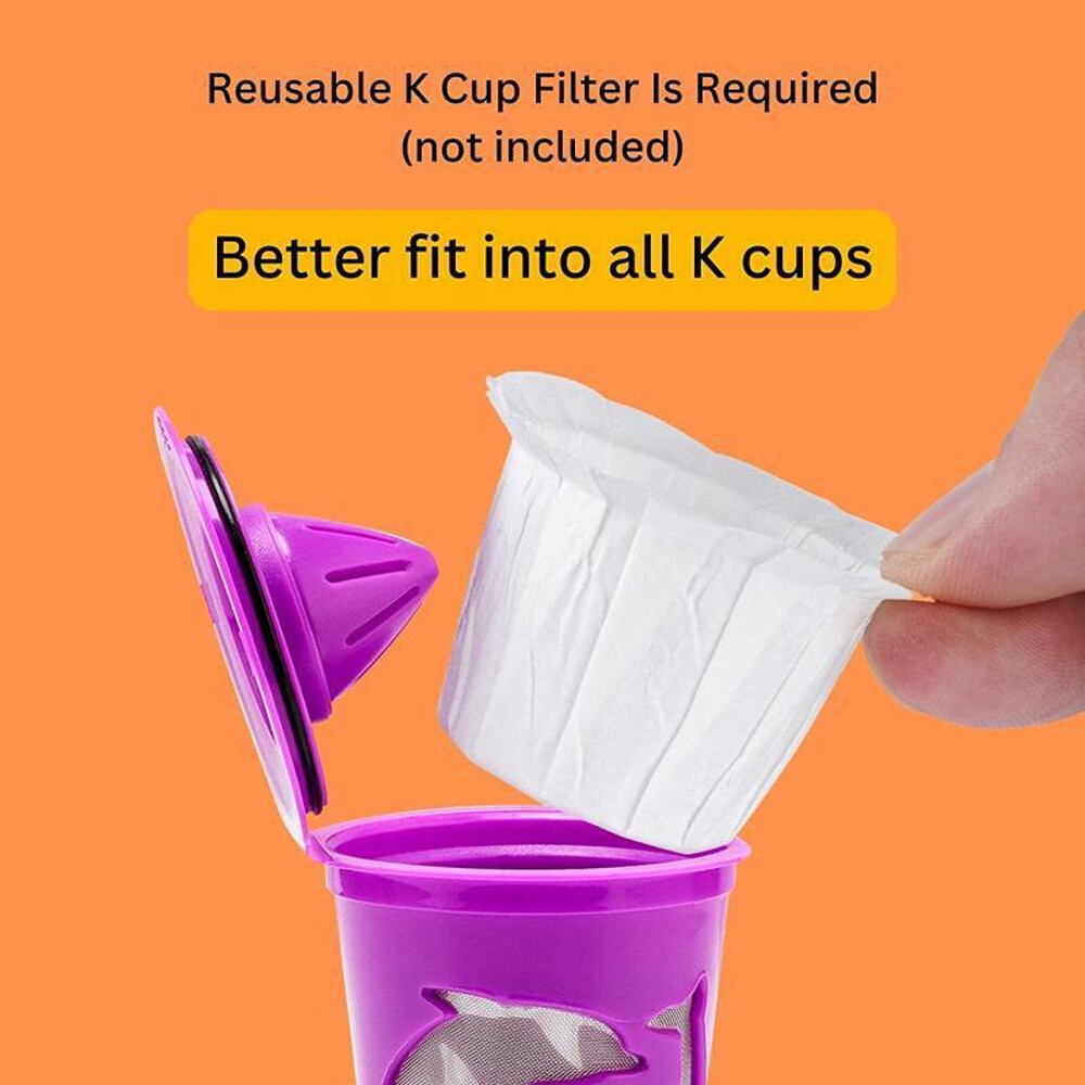 100/200/300 Disposable Paper Filter Cups for Reusable Coffee Pods Keurig K-Cup