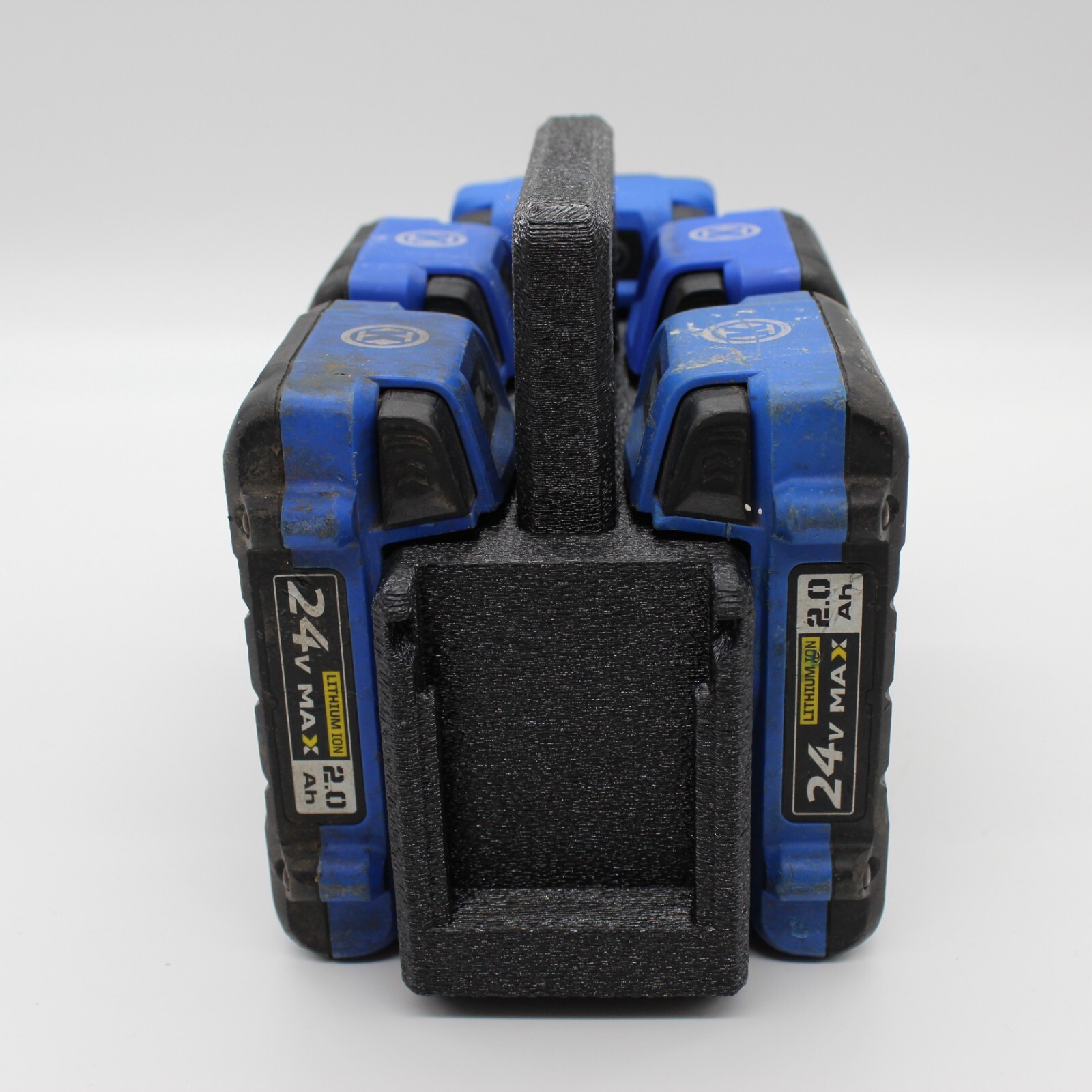 Kobalt 24 volt 6 Slot Battery Caddy Carrying Case Battery Holder