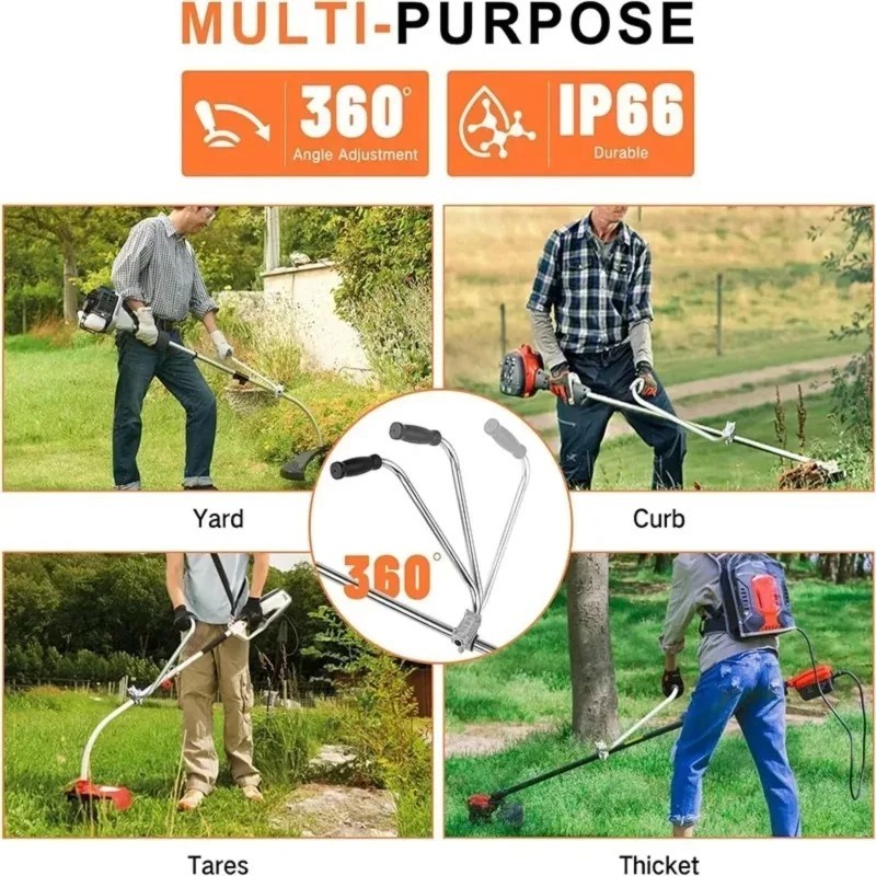 Ergonomic Trimmer Grip String Trimmers Handle Weed Eater Handle Extension Tools
