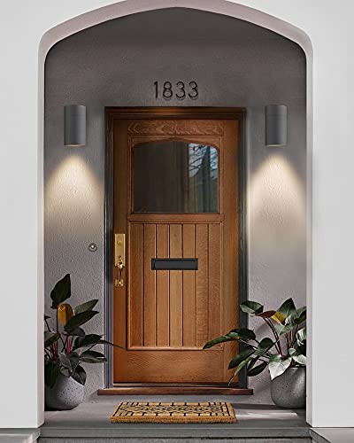 Outdoor Wall Sconce, Exterior Wall Light 7.48 x 4.17 x4.72 inch 2 Pack