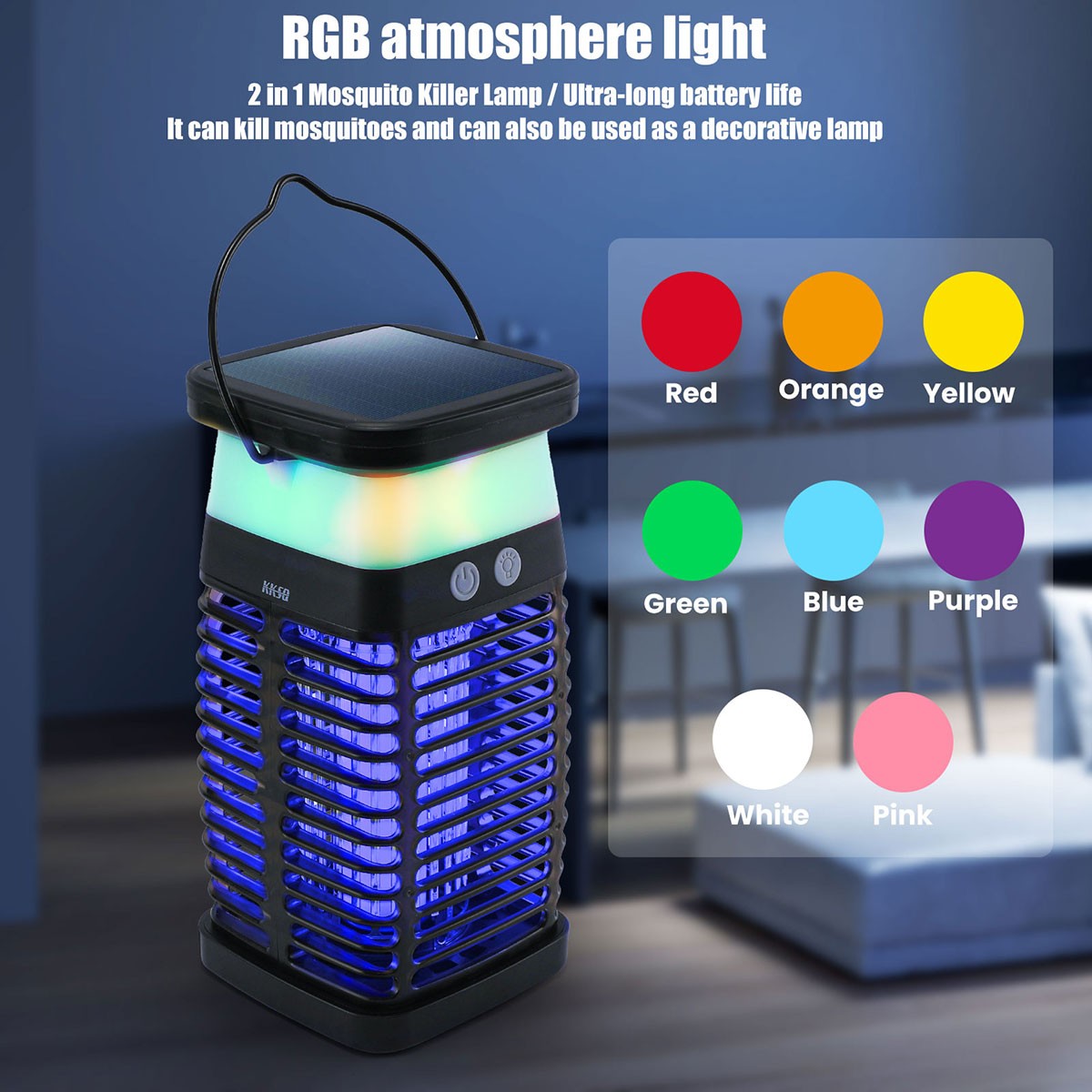 Electric Fly Bug Zapper Mosquito Insect Killer LED Light Trap Pest Control Lamp