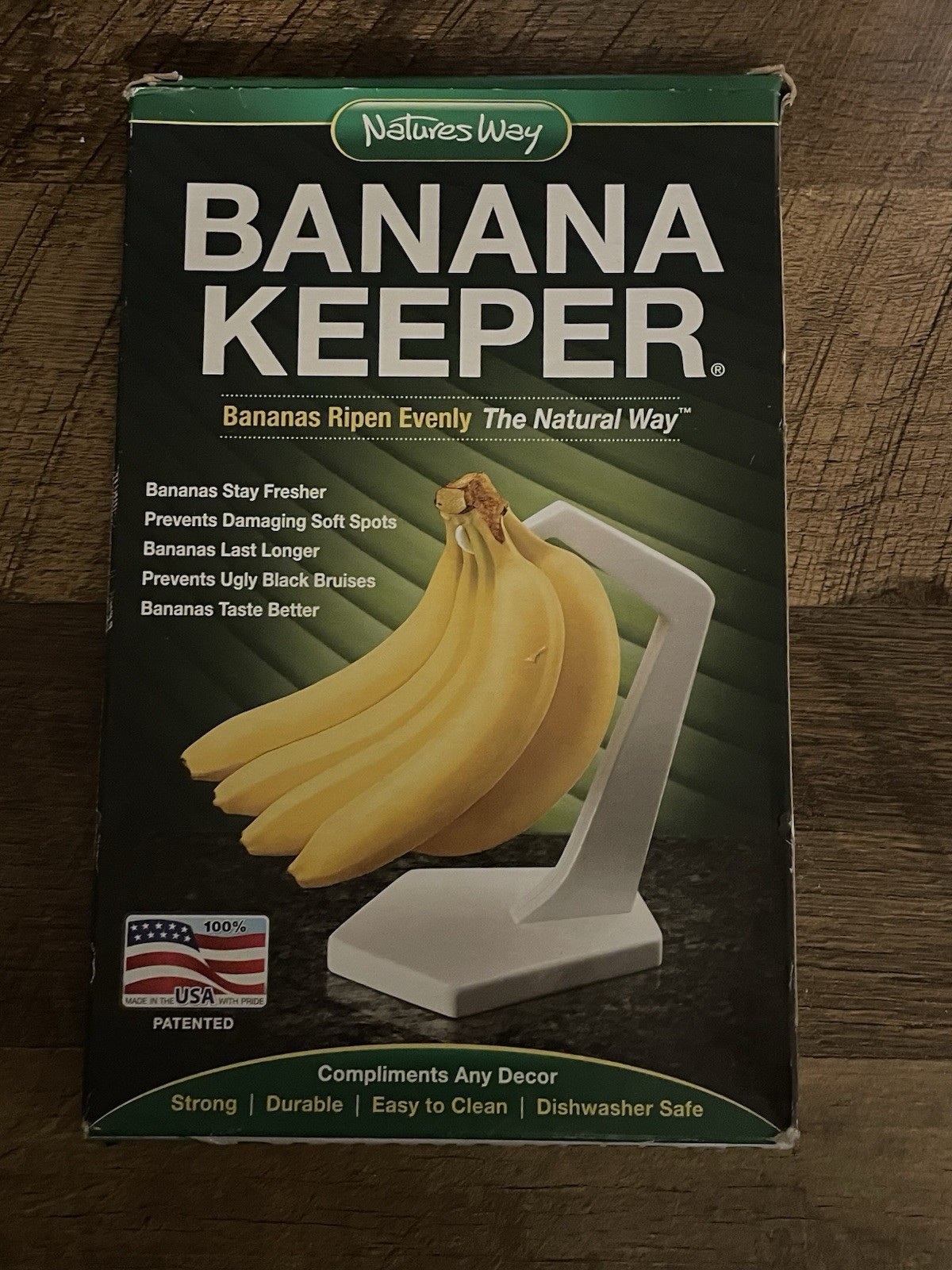 Natures Way Banana Keeper 21101 USA Strong Durable Easy to Clean Dishwasher Safe