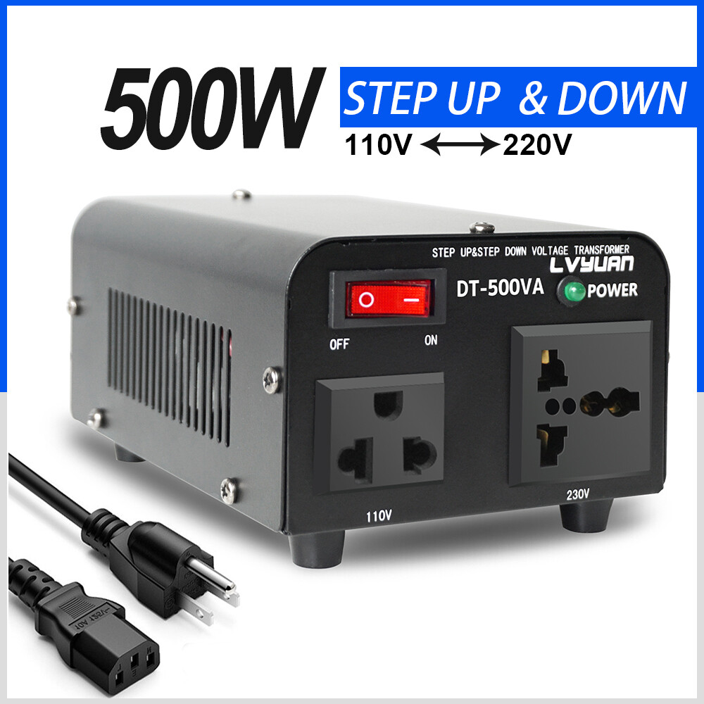 500W-5000W Voltage Transformer Converter Step Up Down 110V 220V Heavy Duty Power