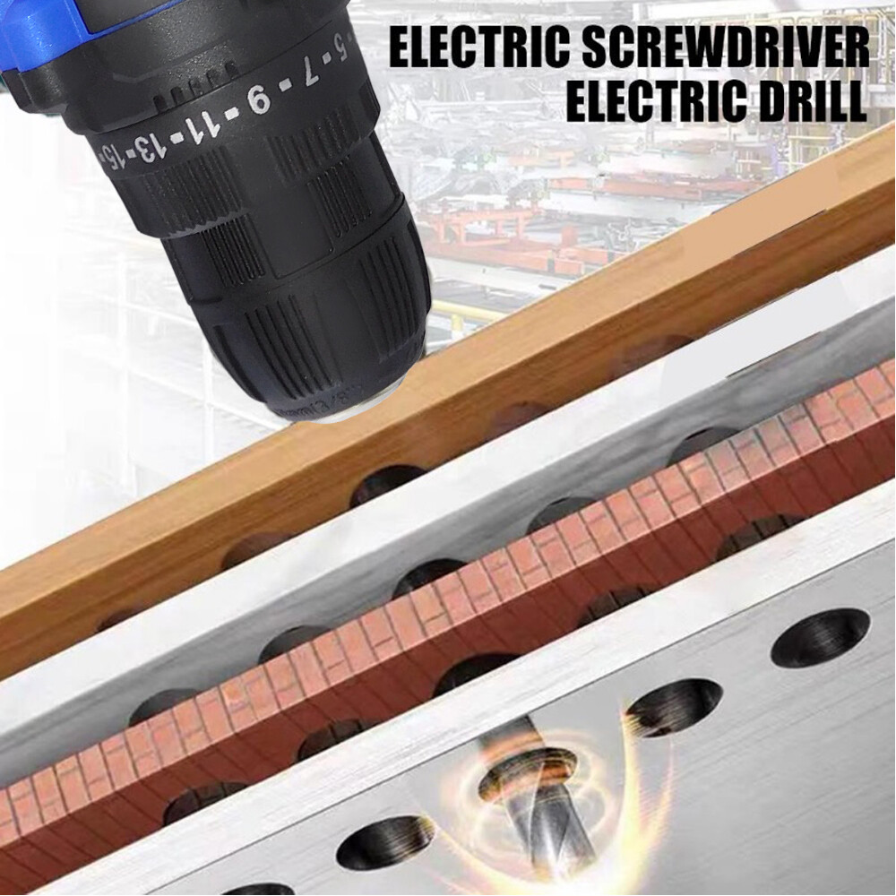 21-Volt drill 2 Speed Electric Cordless Drill/Driver Screwdriver Bits Set -Cheap