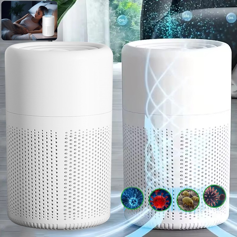 2PCS Air Purifiers For Home Room True HEPA Washable Filter Allergies Smoke Pets