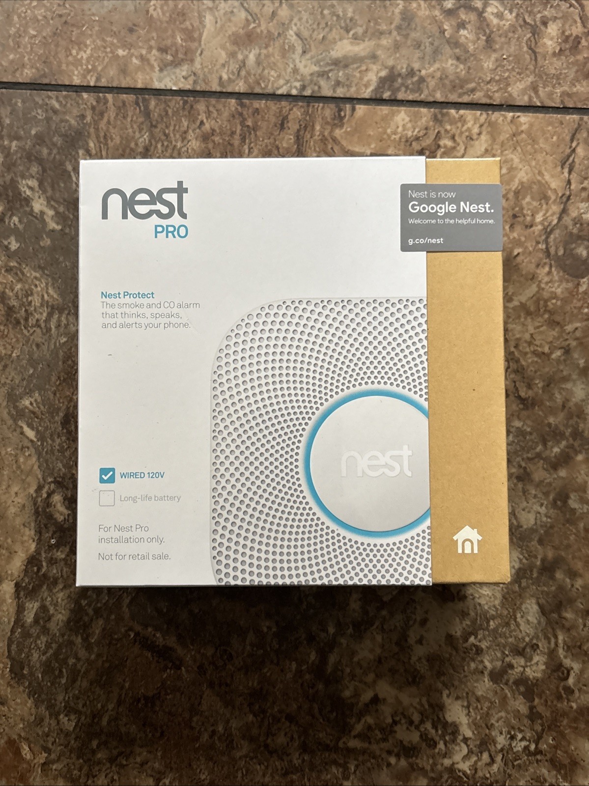 Google Nest Protect PRO Smoke & Carbon Monoxide Detector Wi-Fi Alarm Wired-2028