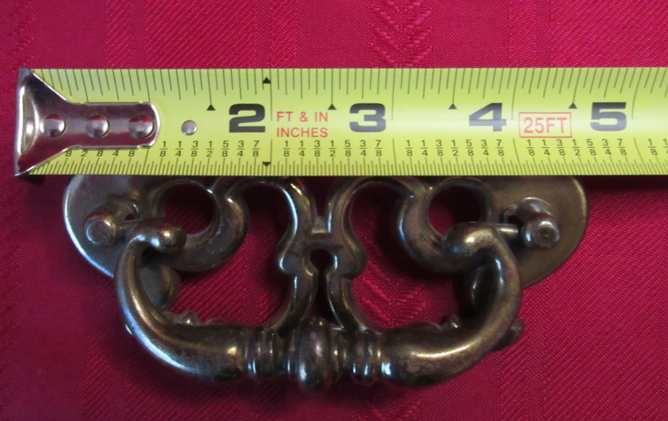 1985 Belwith BPC Drop Bail Chippendale Batwing Cabinet Pull Drawer Handle #20743