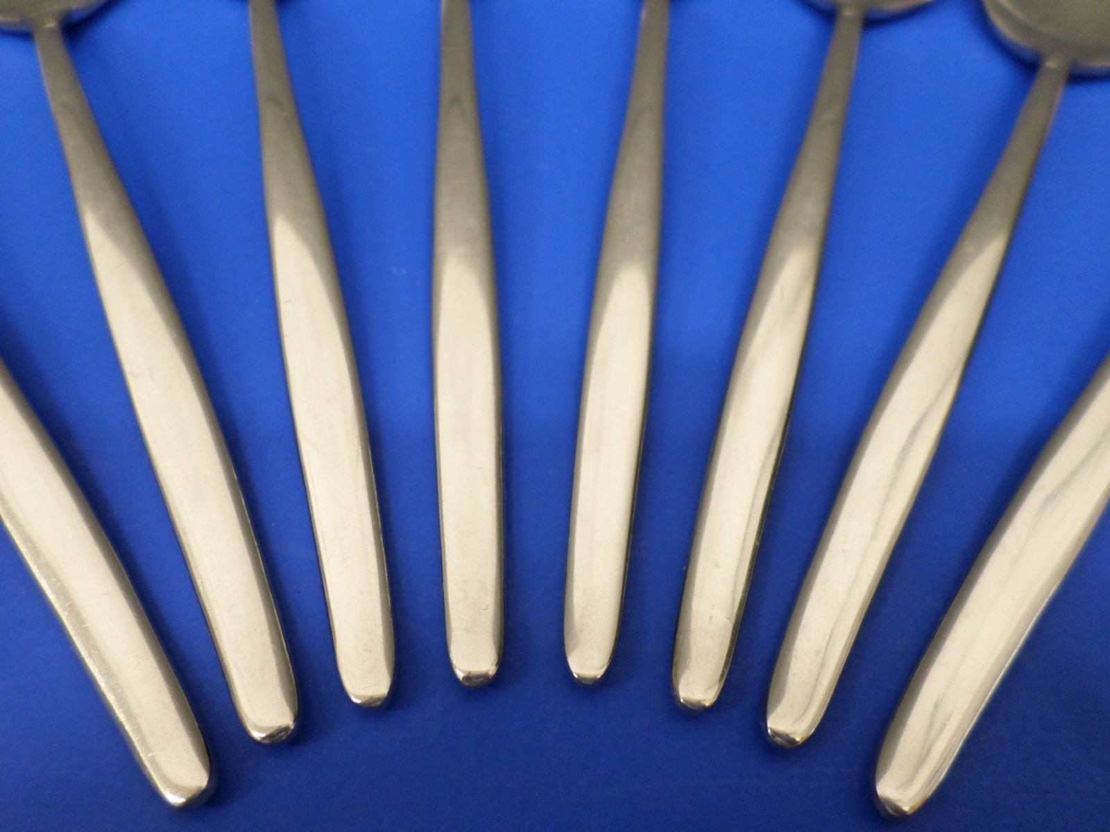 8 – Towle VIVA Glossy Slender 18/8 Stainless GERMANY Flatware 6 1/2″ TEASPOONS