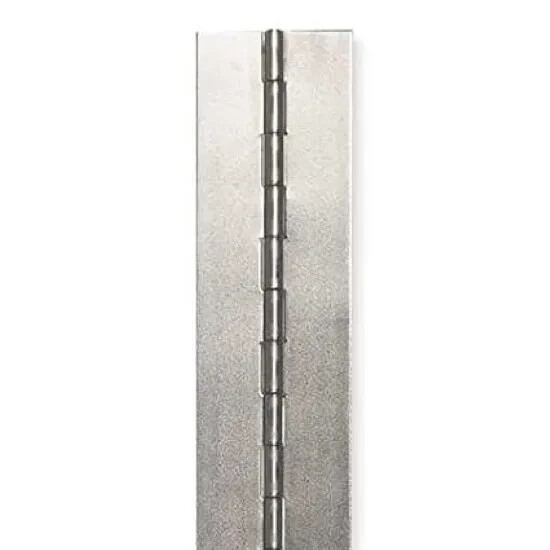 Weldable Piano Hinge 3″ x 72 Inch No Holes Steel Finish 0.09″ Continuous NEW