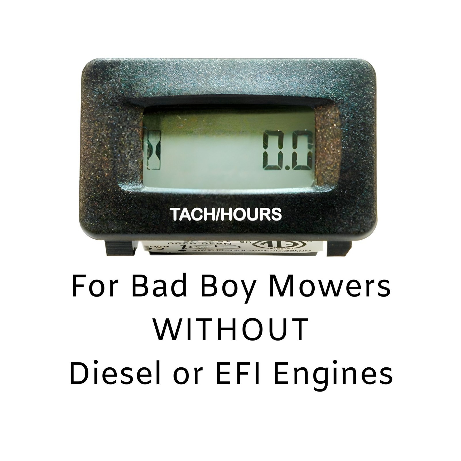 OEM Bad Boy Mower Hour Meter 083-4013-00 For Gas Engines Without EFI Tachometer