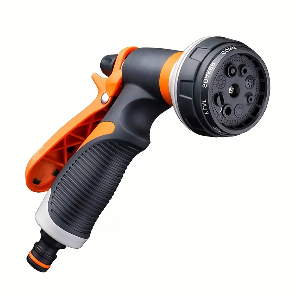 Garden Hose Pipe Spray Gun Water Sprayer 8 Function Nozzle Multi Adjustable USA