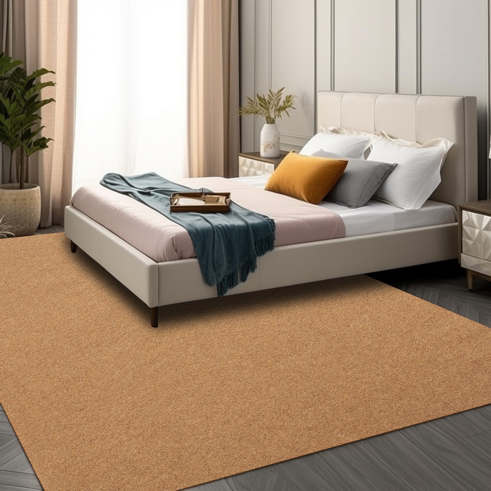 Runner Rug 2 x 6, 3 x 12 ft Hallway Non Slip Rubber Rugs for Kitchen Carpet