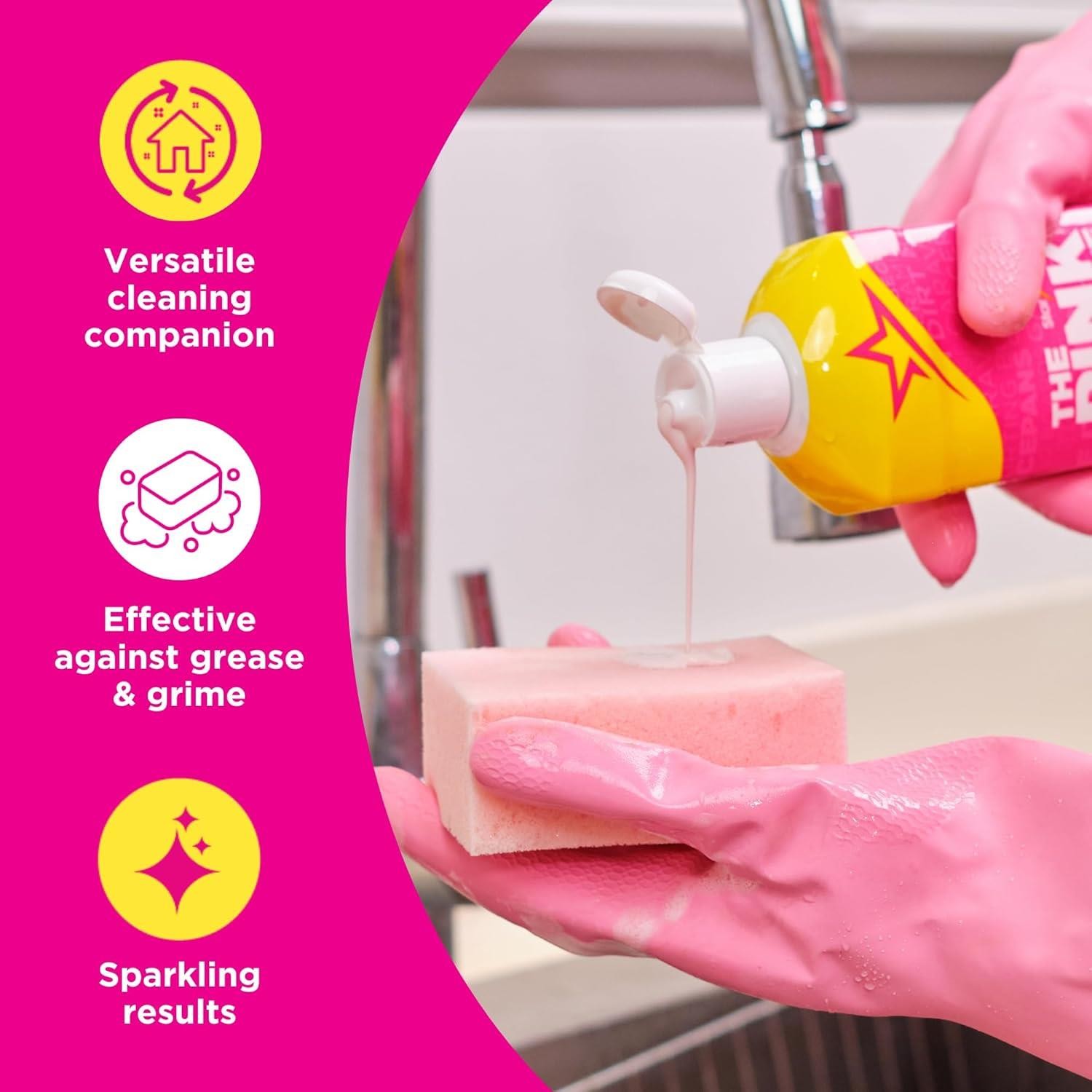 The Pink Stuff Cream Cleaner, 16.9oz Bottle – 23675