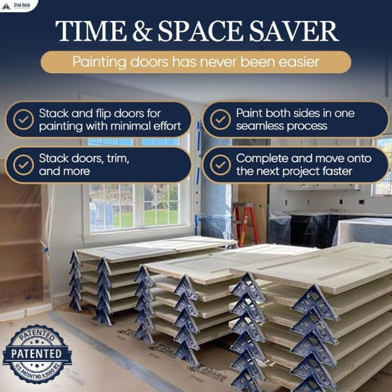 Stak Rack | 6 in 1 Painter’S Accessory Tool | Stacking Design | Paint Interior o