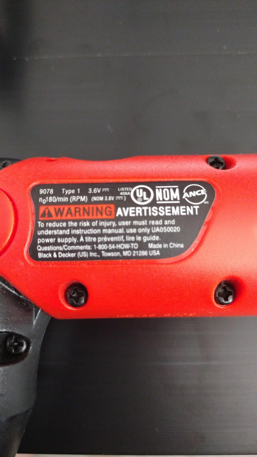 Battery for Black & Decker 9078 type 1 2 3 DC 3.6V Replace Pack 387051-00 PD360