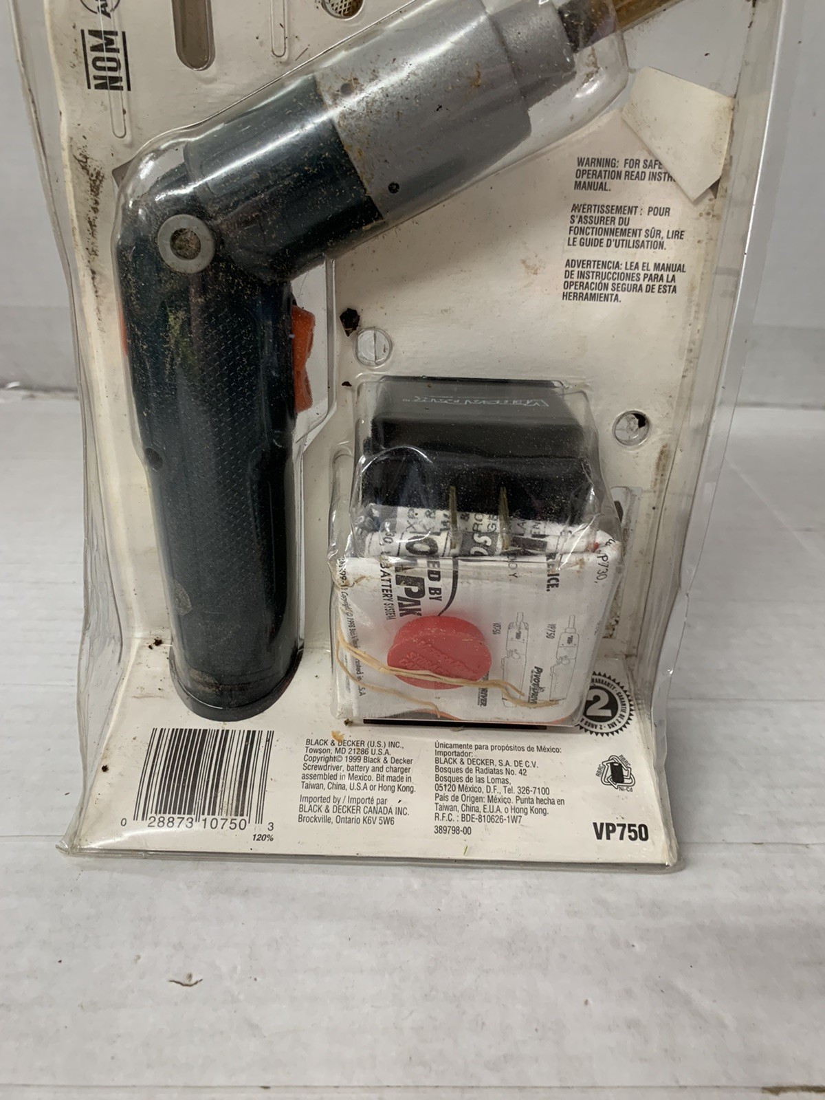 Black & Decker Pivot Driver 3.6V Volt Cordless Screwdriver VP750-READ