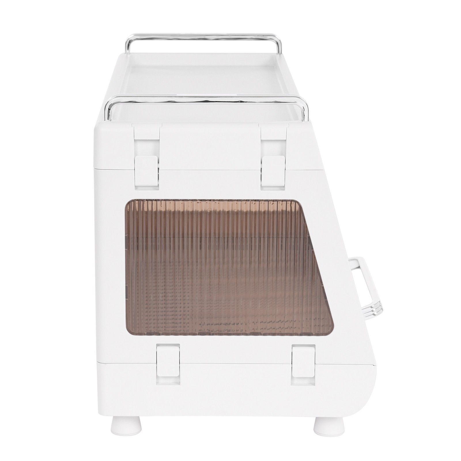 Dish Drying Rack Drying Drainer, Dish Drying Rack and Drain Board with Lid Cover