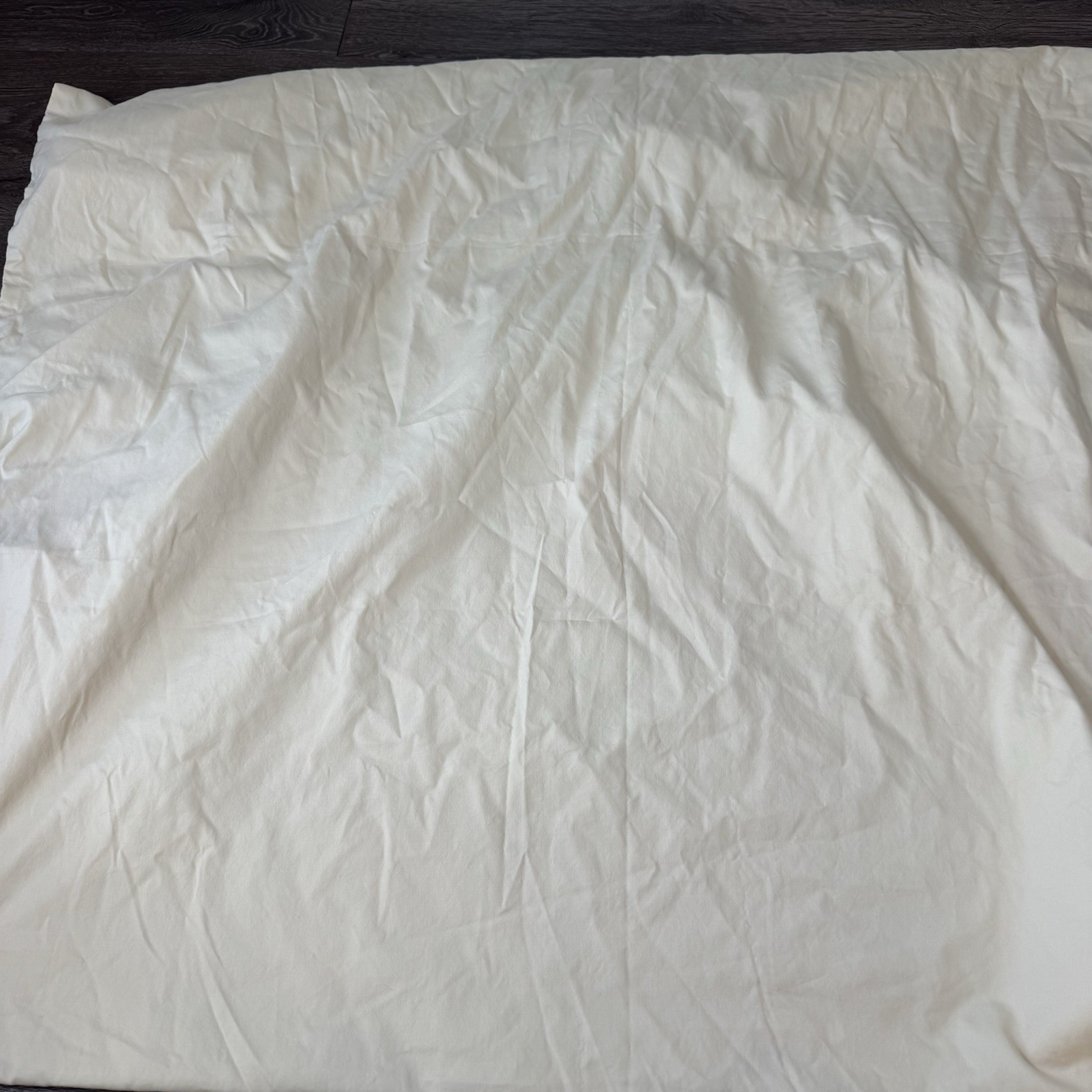 Read Description* Wamsutta Dream Zone Cream King Flat Sheet, Pima Cotton, 750tc