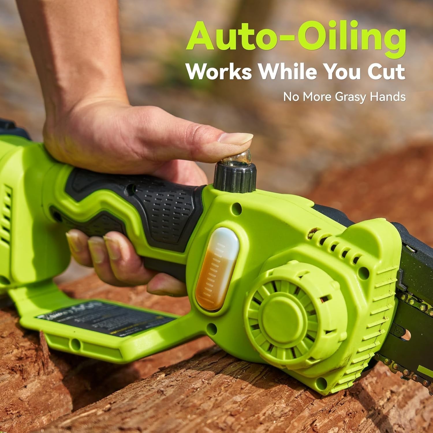 Mini Chainsaw Cordless, 8 Inch & 6 Inch Electric Chainsaw Battery Powered, 1000W