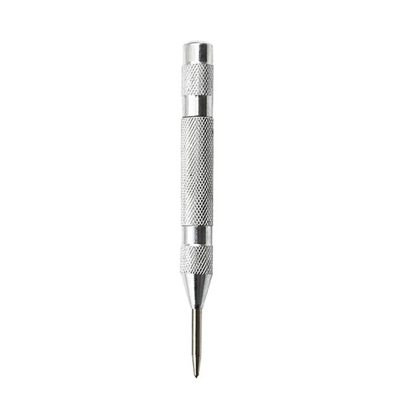 2 Super Strong Automatic Centre Punch Adjustable Spring Loaded Metal Drill TooL